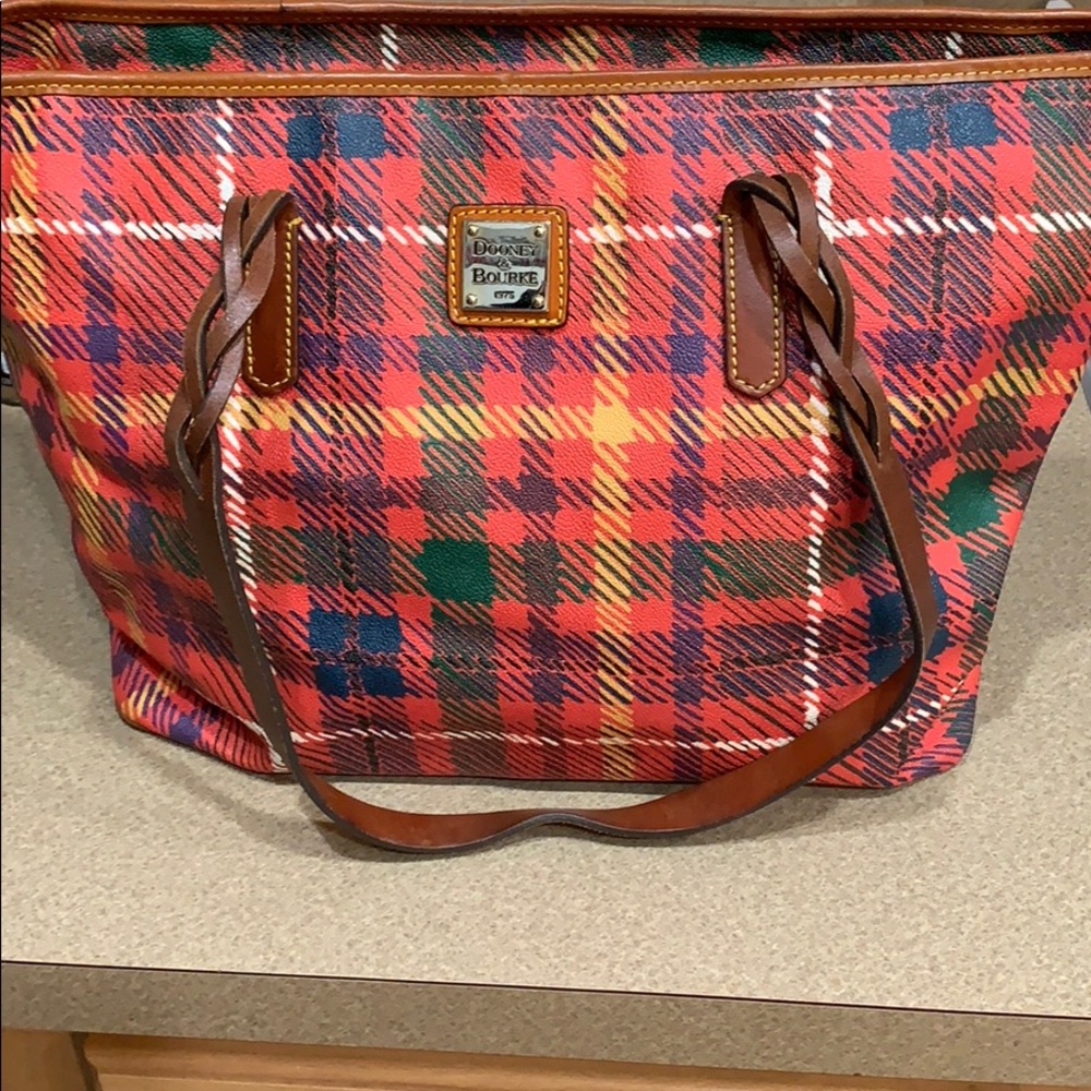 Dooney and Bourke Tiverton Cranberry Shopper